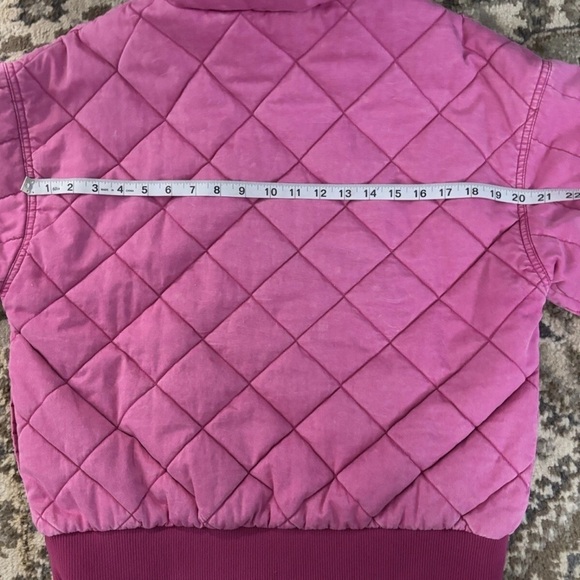 WILD FABEL HOT PINK  COAT QUILTED COTTON WOMENS 38 CHEST RIBBED SLEEVE & BOTTOM - Picture 13 of 14